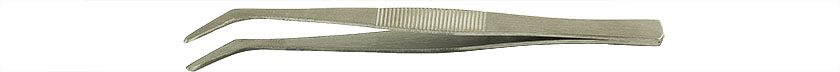 Value-Tec 126.MS robuste Pinzette für industrielle Zwecke, Typ 126, 45° gewinkelte Spitzen, 123 mm, magnetisch, Edelstahl